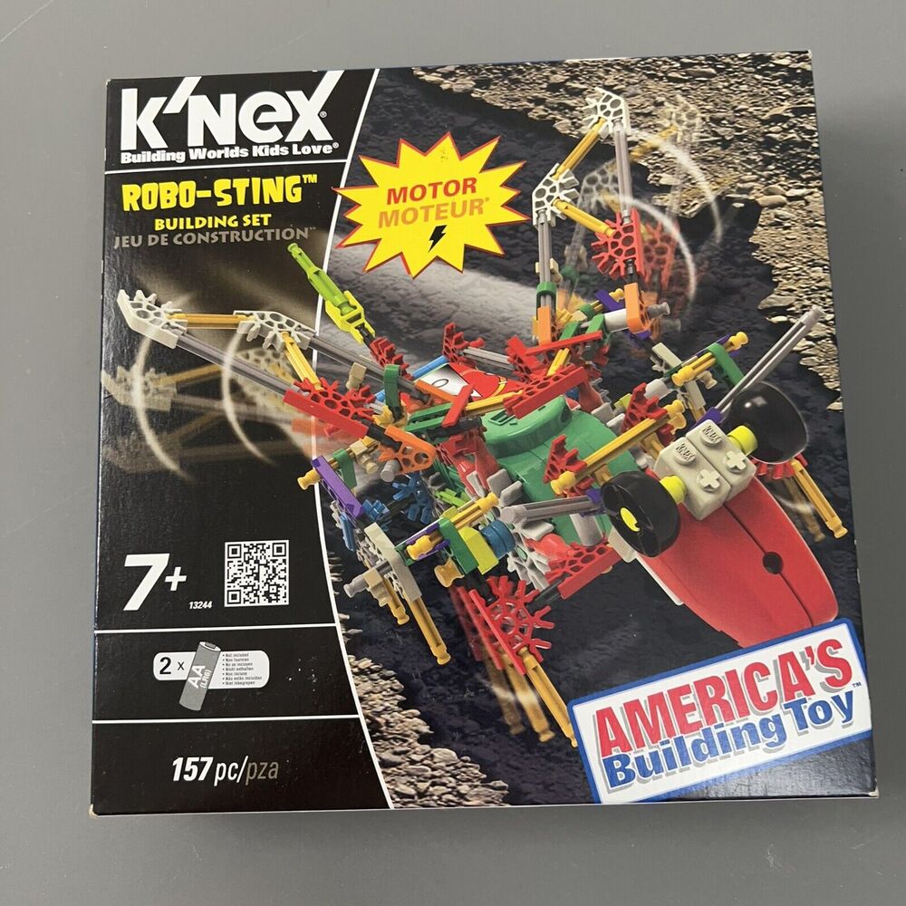 NIB K'NEX 3 ROBO-STING SET
